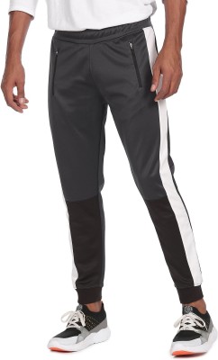 FLYING MACHINE Solid Men Grey Track Pants