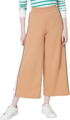 VERO MODA Flared Women Brown Trousers