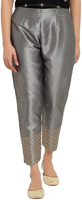 PINOVO Regular Fit Women Black Trousers