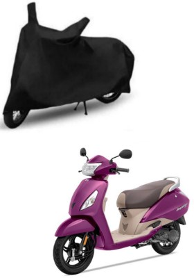 JYENTERPRISES Two Wheeler Cover for TVS(Jupiter, Black)