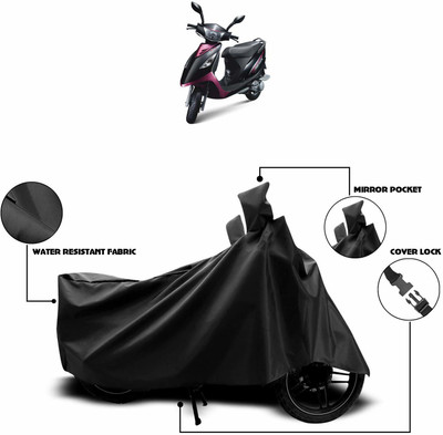 KEDIT Two Wheeler Cover for Triumph(Scooty Streak, Black)