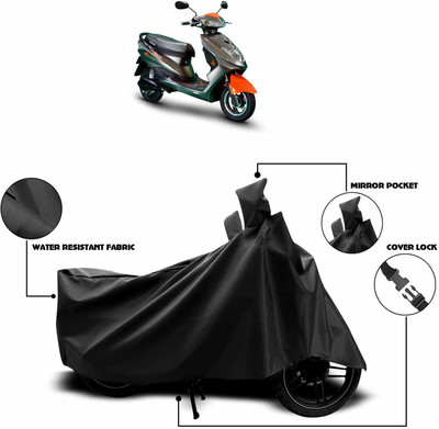 KEDIT Two Wheeler Cover for Okinawa(Ridge Plus, Black)