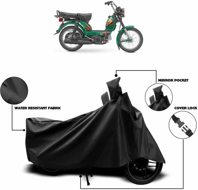 KEDIT Two Wheeler Cover for TVS(Heavy Duty Super XL, Black)