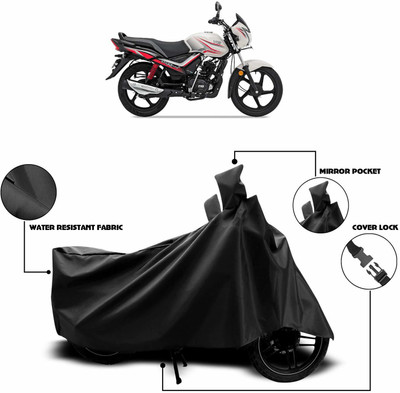 KEDIT Two Wheeler Cover for TVS(Star City, Black)