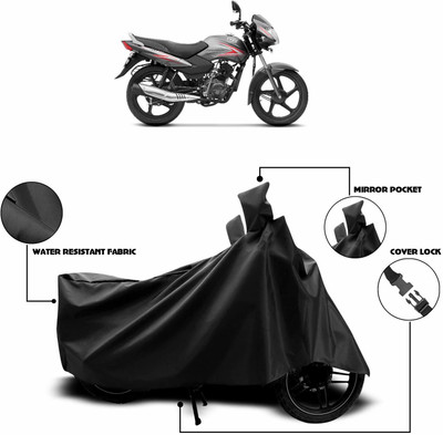 KEDIT Two Wheeler Cover for TVS(Star Sport, Black)