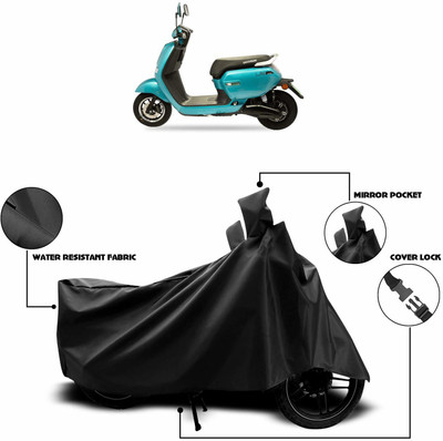 KEDIT Two Wheeler Cover for Okinawa(i-Praise, Black)