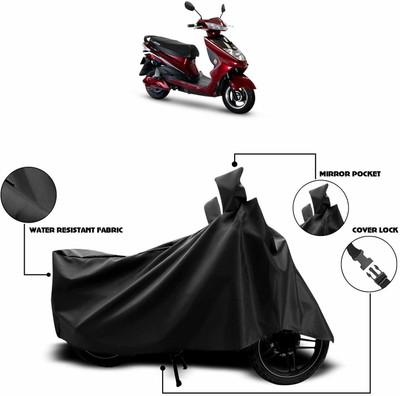 KEDIT Two Wheeler Cover for Okinawa(Ridge Plus, Black)
