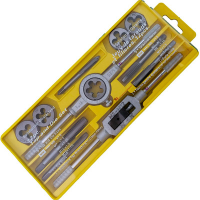 MALFAH ENTERPRISES MAF 12pcs Tap and Die Set Single Sided Speciality(Pack of 1)