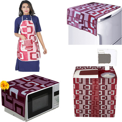 Comfort House Front Loading Washing Machine  Cover(Width: 58 cm, Maroon)