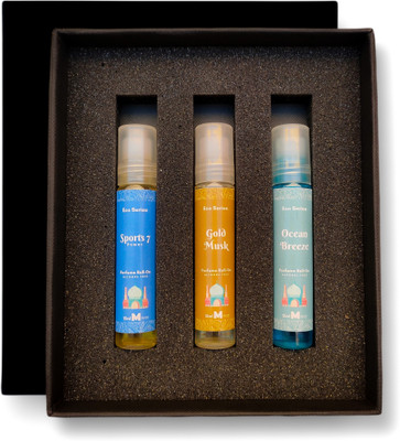 MYSTIQ Perfume Roll-on | Pack of 3 (15ml each) | Eco Series | Gold Musk | Ocean Breeze | Sports 7 | Alcohol Free Concentrated Long Lasting Attar | Fresh & Aqua Perfume Combo | Gift Set Herbal Attar(Gold Musk, Citrus) MYSTIQ Perfume Roll-on | Pack of 3 (15ml each) | Eco Series | Gold Musk | Ocean Breeze | Sports 7 | Alcohol Free Concentrated Long Lasting Attar | Fresh & Aqua Perfume Combo | Gift Set Herbal Attar(Gold Musk, Citrus)