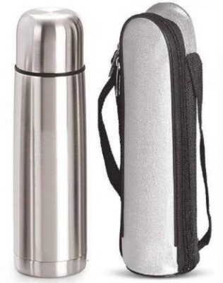 Gandhi Appliances Themosteel Bottle 820 ml Bottle(Pack of 1, Black, Steel)