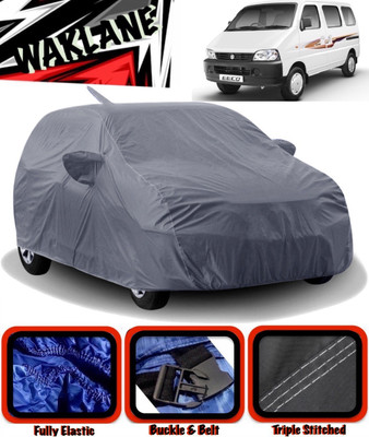 WAKLANE Car Cover For Maruti Suzuki Eeco (With Mirror Pockets)(Grey)