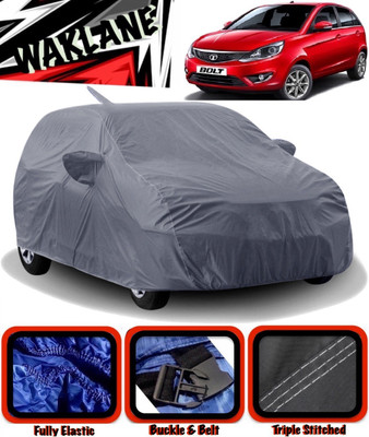 WAKLANE Car Cover For Tata Bolt (With Mirror Pockets)(Grey)