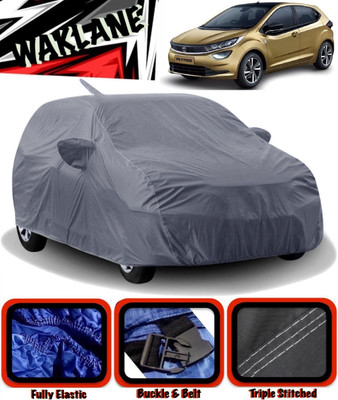 WAKLANE Car Cover For Tata Altroz (With Mirror Pockets)(Grey)