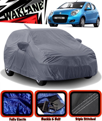 WAKLANE Car Cover For Maruti Suzuki A-Star (With Mirror Pockets)(Grey)