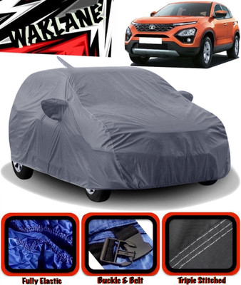 WAKLANE Car Cover For Tata Harrier (With Mirror Pockets)(Grey)