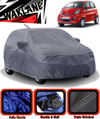 WAKLANE Car Cover For Tata Nano (With Mirror Pockets)(Grey)