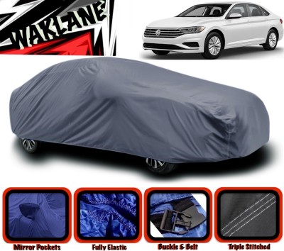 WAKLANE Car Cover For Volkswagen Jetta (With Mirror Pockets)(Grey)