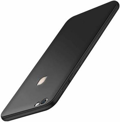 Stunny Back Cover for Vivo V7, Plain, Case, Cover(Black, Matte Finish, Pack of: 1)
