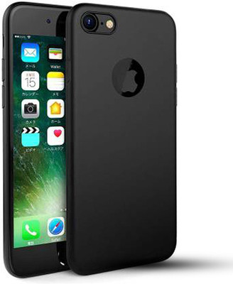 Mozo Back Cover for Apple Iphone 7, Plain, Case, Cover(Black, Matte Finish, Pack of: 1)