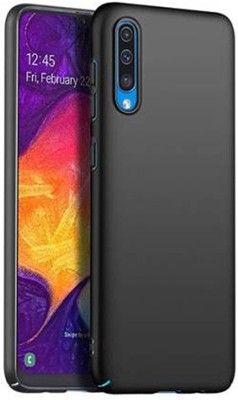 FONECASE Back Cover for Samsung Galaxy A50, Plain, Case, Cover(Black, Camera Bump Protector, Silicon, Pack of: 1)
