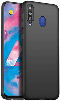 Stunny Back Cover for Samsung Galaxy M30(Black, Camera Bump Protector, Silicon, Pack of: 1)
