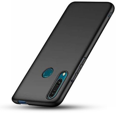 Stunny Back Cover for Honor 9x, Plain, Case, Cover(Black, Camera Bump Protector, Silicon, Pack of: 1)