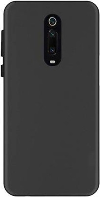 Stunny Back Cover for Redmi k20, Plain, Case, Cover(Black, Camera Bump Protector, Silicon, Pack of: 1)