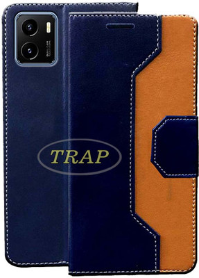 Trap Back Cover for Vivo Y15S(Multicolor, Cases with Holder, Pack of: 1)