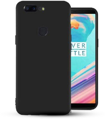 Mozo Back Cover for One Plus 5t, Plain, Case, Cover(Black, Matte Finish, Pack of: 1)