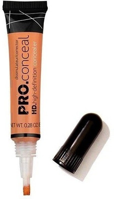 LILLYAMOR Pro HD Concealer, Full Coverage Natural Finish Orange Corrector Concealer(Orange, 8 g)