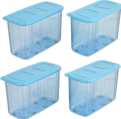 TUPPERWARE Polypropylene Fridge Container  - 715 ml, 715 ml, 715 ml, 715 ml(Pack of 4, Blue)
