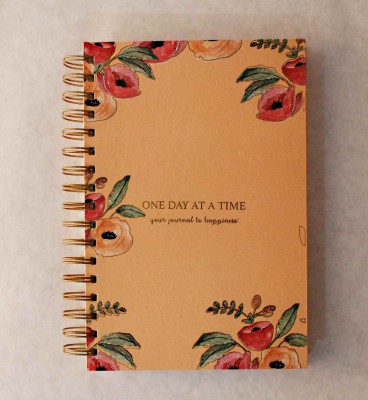 Studio Aoura Gratitude Journal A5 Journal Illustrated 238 Pages(Orange, Red, Green)