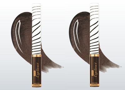 GFSU High quality Sweat-proof Long Lasting Shimmery Waterproof Smudge Proof Eye Liner Perfect Combo 10 ml(BLACK)