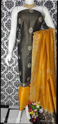 FABZOID Cotton Blend Printed Salwar Suit Material