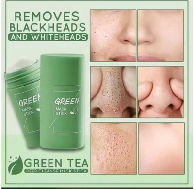 MYEONG PACK OF TWO FACE MASK GREEN TEA PURIFYING OIL CONTROL GREEN STICK MASK(80 g)