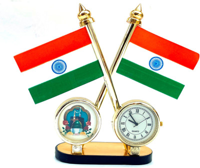 WOLCH india Double Sided Wind Car Dashboard Flag(Nylon)