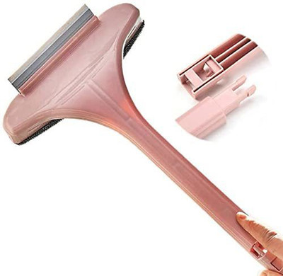 ALWAFLI Multi-Function Mesh Screen Cleaner, Window Screen Wiper Long Handle Washing Plastic Wet and Dry Brush(Multicolor)