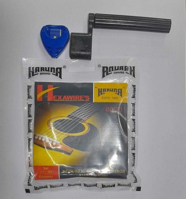 KARUNA Acoustic KAR STRINGS SET ND WNDR HOLDER Guitar String(6 Strings)