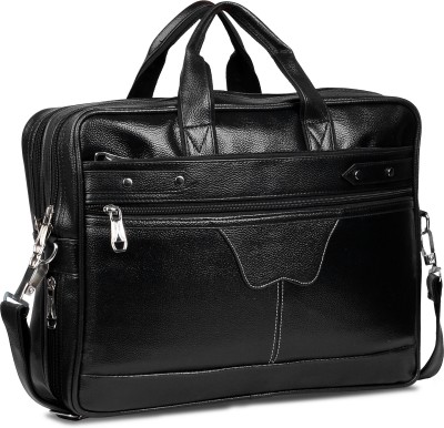 zurbaa Men & Women Black Messenger Bag