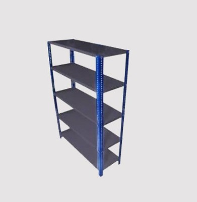 Spacious Heavy Duty Luggage Rack with Extra weight capacity in per shelves 20gauge shv 14gauge Angle Dimension 15X36X72 5shv (Color Blue angle grey shv ). Luggage Rack