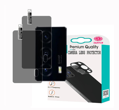 DAFFIN Back Camera Lens Glass Protector for iQOO Z5 5G(Pack of: 2)