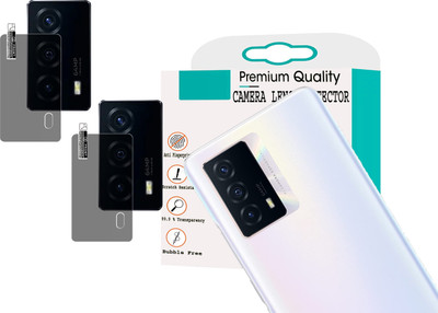 DAFFIN Back Camera Lens Glass Protector for iQOO Z5 5G(Pack of: 2)