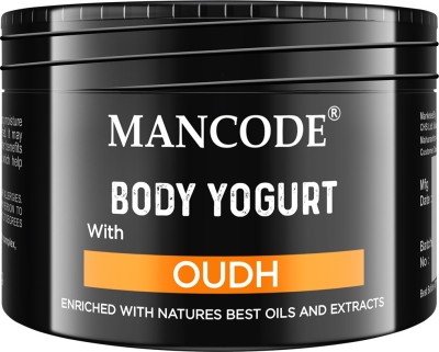 MANCODE Oudh Body Yogurt, Enriched with Natures Best Oil and Extracts, Paraben and Sulfate Free, 100gm(100 g)