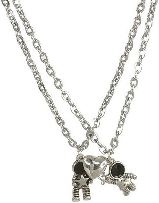 De-Ultimate Fancy & Stylish Trending Stainless Steel Metal I Love You 2 Pcs Magnetic Valentines Day Special Mutual Attraction Relationship Matching Broken Heart Shape Spaceman Astronaut Romantic Love Couples Friendship Promise 2 In 1 Duo Pendant Locket With Ball Chain For Men And Women/Boyfriend & G De-Ultimate Fancy & Stylish Trending Stainless Steel Metal I Love You 2 Pcs Magnetic Valentines Day Special Mutual Attraction Relationship Matching Broken Heart Shape Spaceman Astronaut Romantic Love Couples Friendship Promise 2 In 1 Duo Pendant Locket With Ball Chain For Men And Women/Boyfriend & G