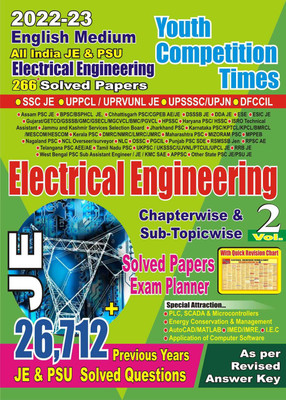 (English Medium)Electrical Engineering Chapter-Wise Solved Papers/Exam Planner Vol 2 With Formula Chart(Paperback, yctbooks)