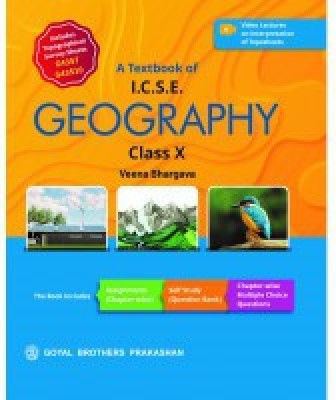 A Textbook Of ICSE Geography For Class 10 - 2022(Paperback, Veena Bhargava)