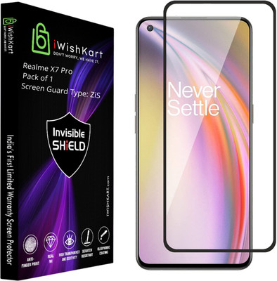 iWishKart Edge To Edge Screen Guard for Realme X7 5G(Pack of 1)