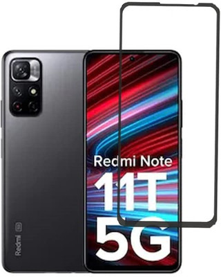 CASEHUNT Edge To Edge Tempered Glass for Redmi Note 11T 5G, Redmi Note 11T, mi Note 11 T(Pack of 1)