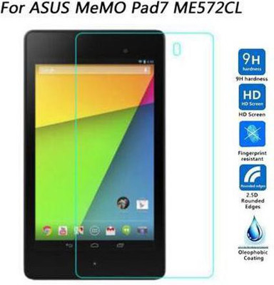 KACA Edge To Edge Tempered Glass for Asus MeMO Pad 7 (ME572CL) (7.0 inch) [Ultra Clear HD Tempered Glass with Nano Technology](Pack of 1)